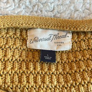 Pumpkin, Open-weave Sweater, Women's Large